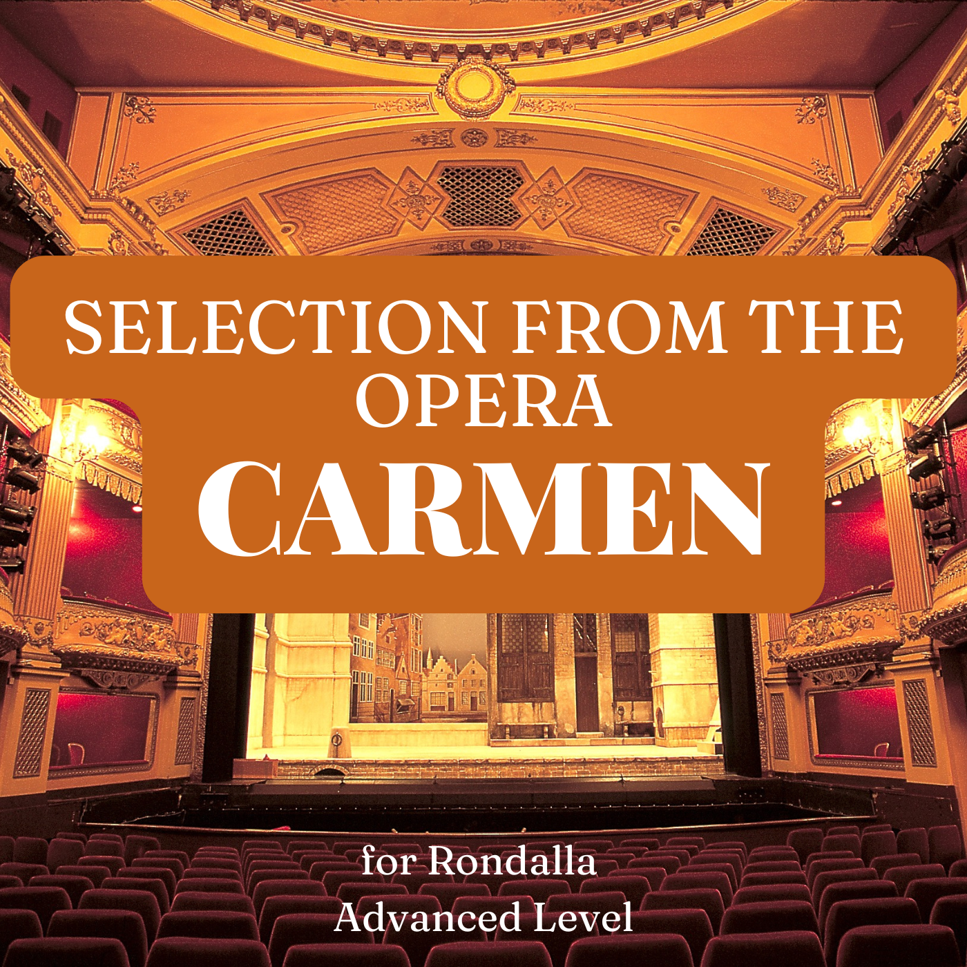 Selection from the Opera "CARMEN" - Rondalla Sheet Music by Musicondalla