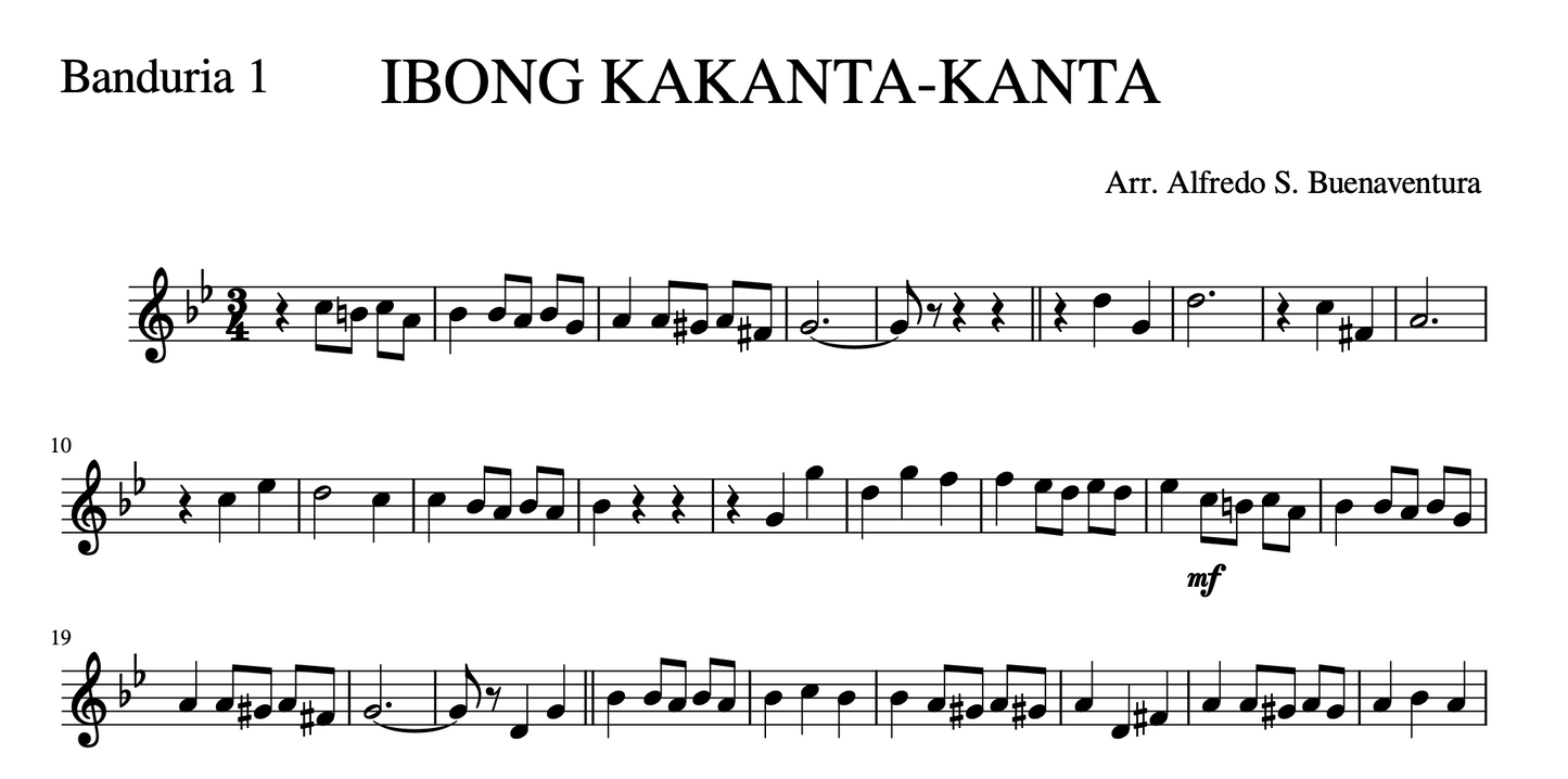 May Ibong Kakanta-kanta