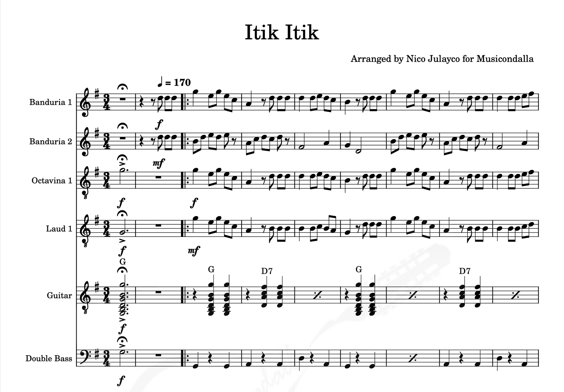 Itik-Itik Sheet Music