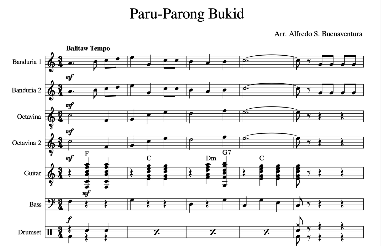 Paru-Parong Bukid