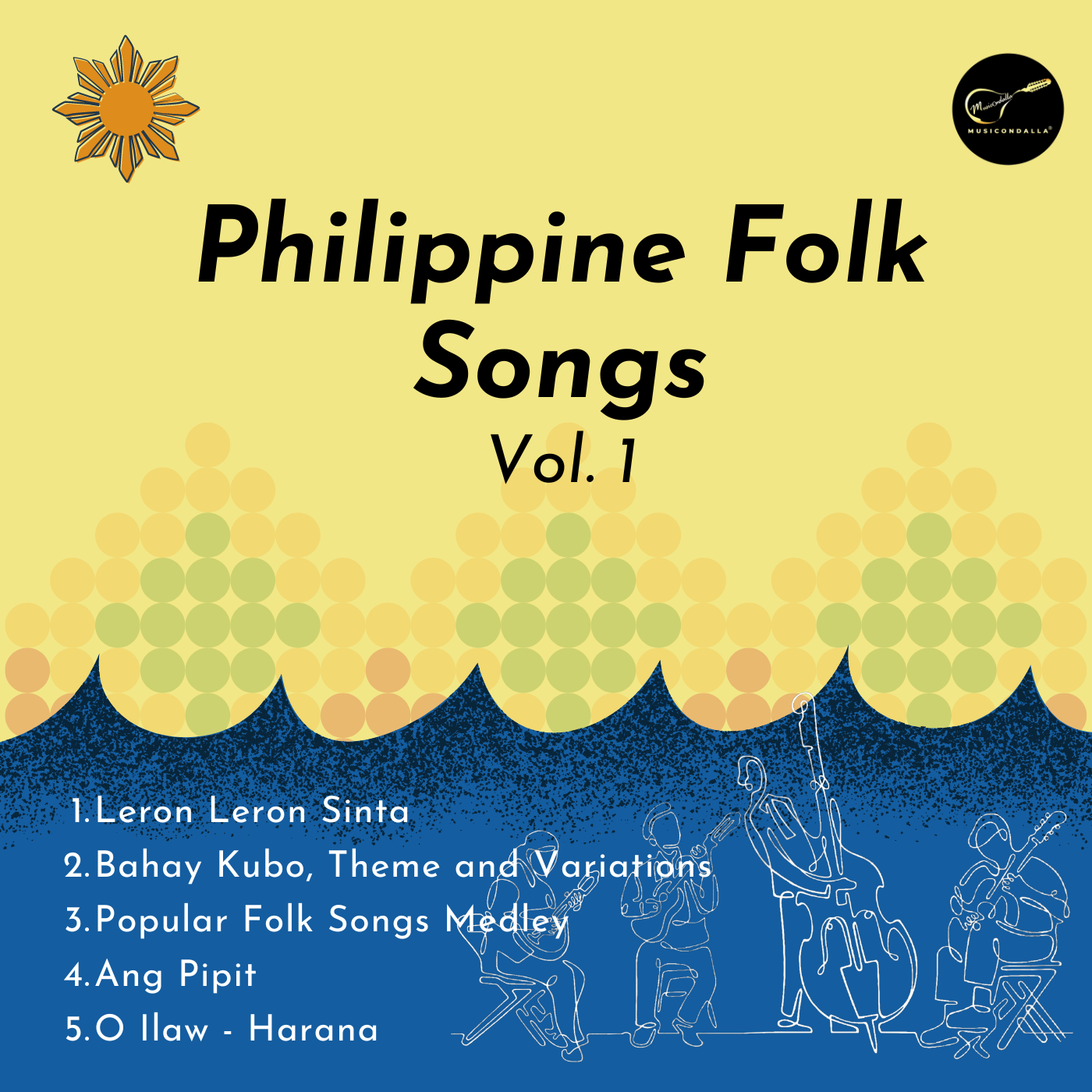 Philippine Folk Songs Collection (Vol. 1) - Rondalla Sheet Music by Musicondalla