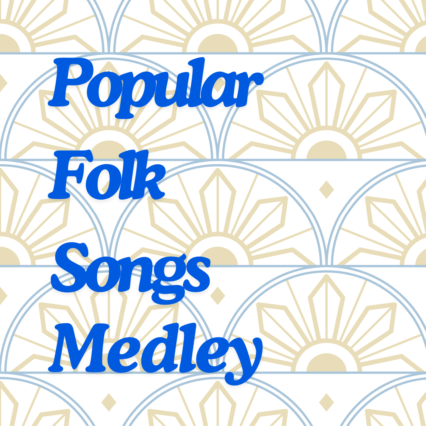 Popular Folk Songs Medley - Rondalla Sheet Music by Musicondalla